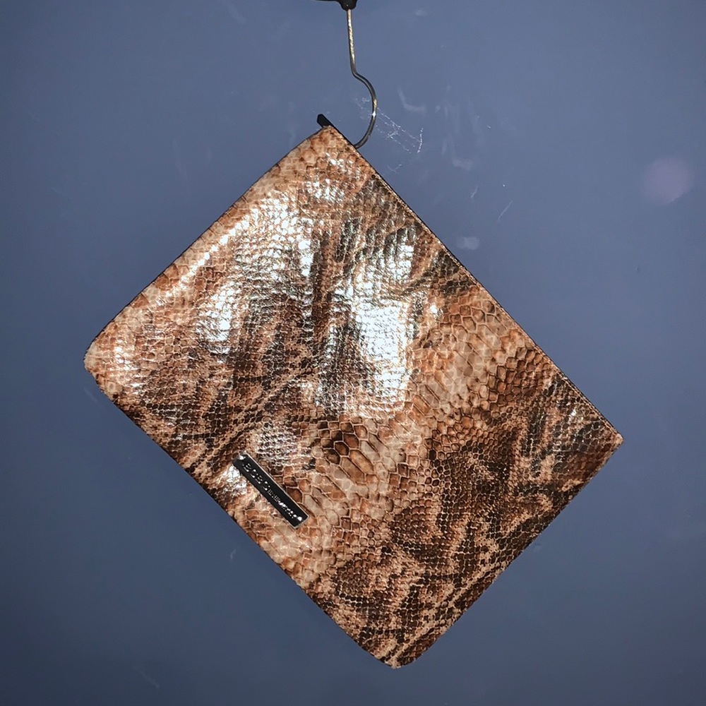 BCBGeneration Snakeskin Clutch